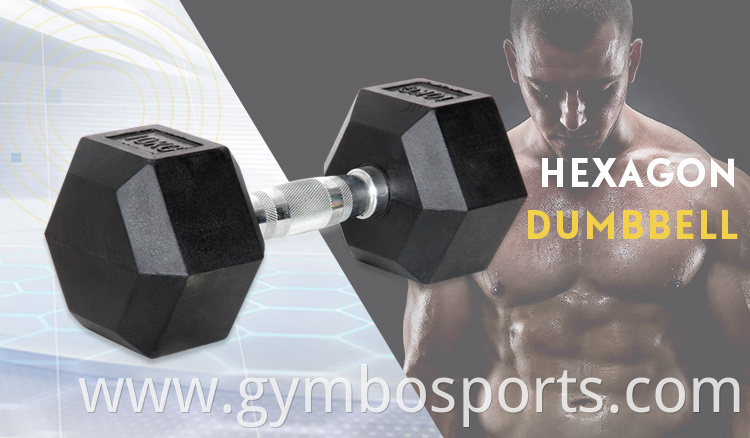 Gym Equipment Rubber Dumbbells Fitness Exercise Dumbbell